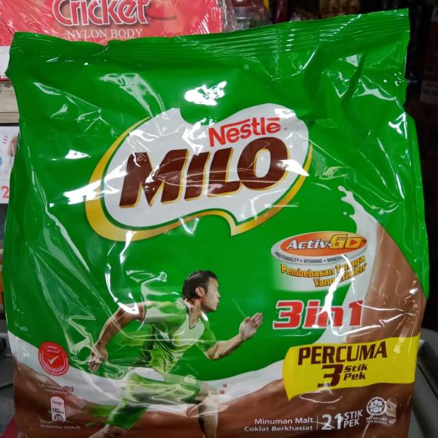 

Milo Three In One isi 18 pack