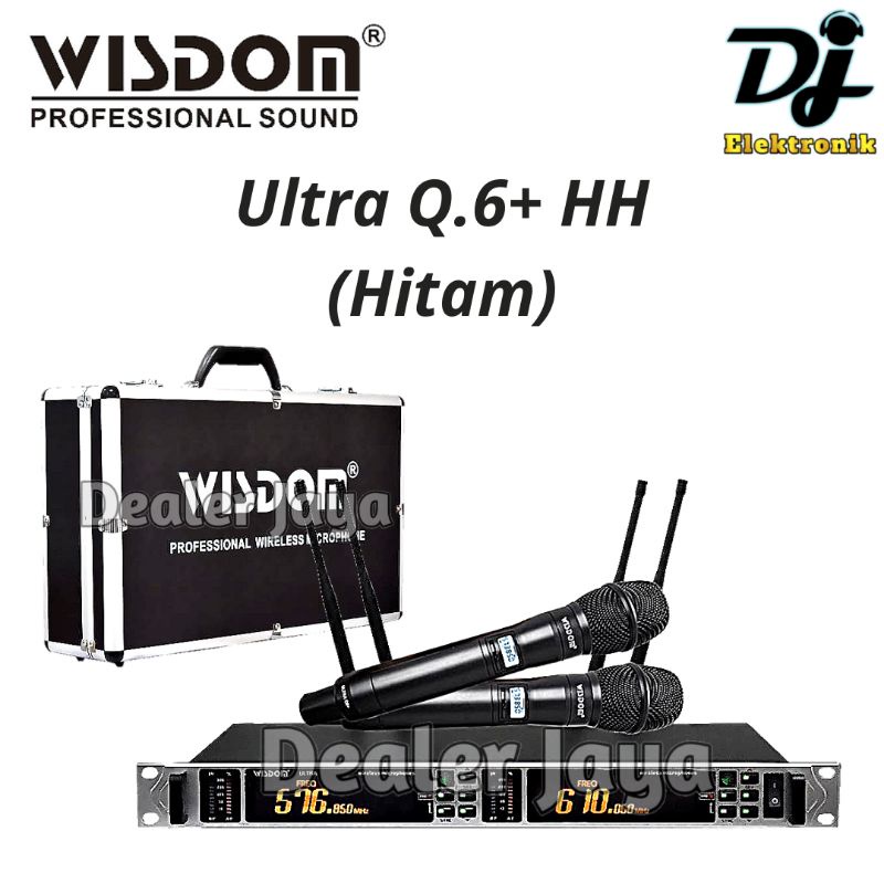 Mic Wireless Wisdom ULTRA Q6 HH / Q 6 HH - 2 mic hand