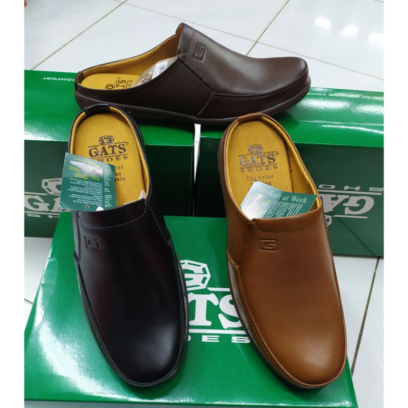 SANDAL SEPATU KULIT GATS NB 0002 Original