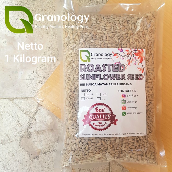 

✨COD✨ Biji Bunga Matahari / Roasted Sunflower Seed (1 kilogram) by Granology