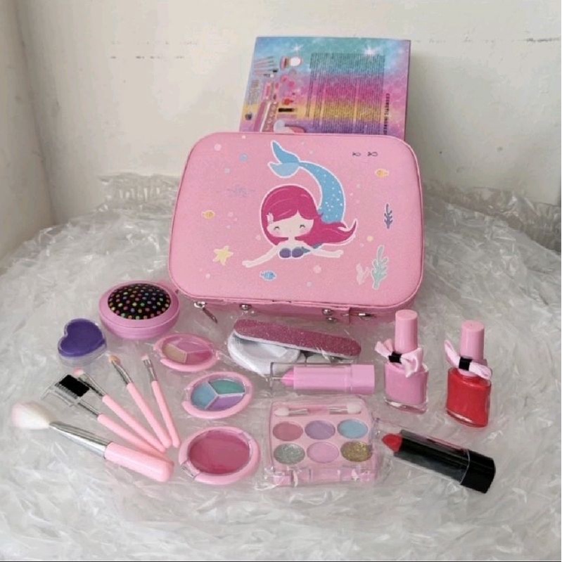 Mainan Make Up Anak Dengan Fungsi Asli Souvenir Kado Ulang Tahun Anak Make up Kit Set