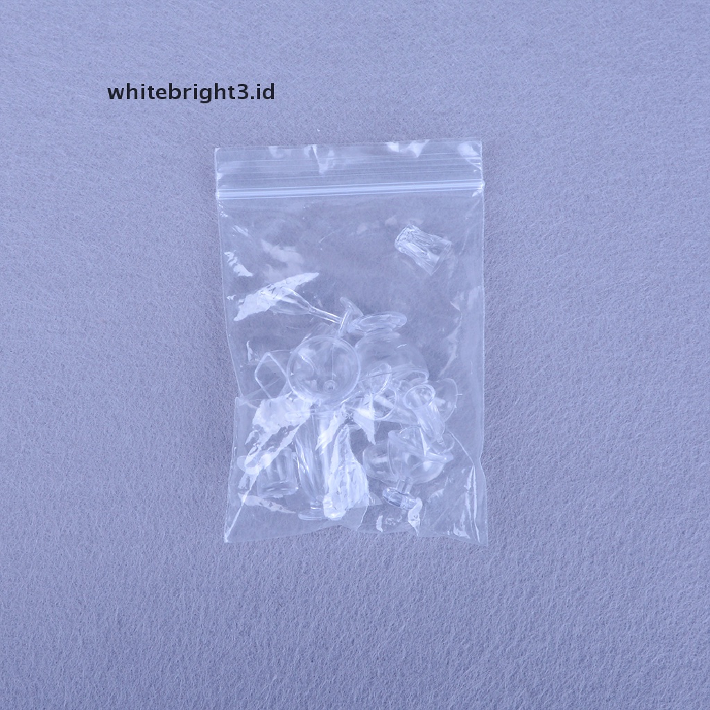 (whitebright3.id) 17pcs / Set Mainan Miniatur Es Krim + Gelas Transparan Untuk Dekorasi Rumah Boneka