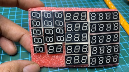 5pcs/lot 0.28 Inch Digital Tube Common Cathode / Anode 0.28 7 Segment Red Led 1bit 2bit 3bit 4bit