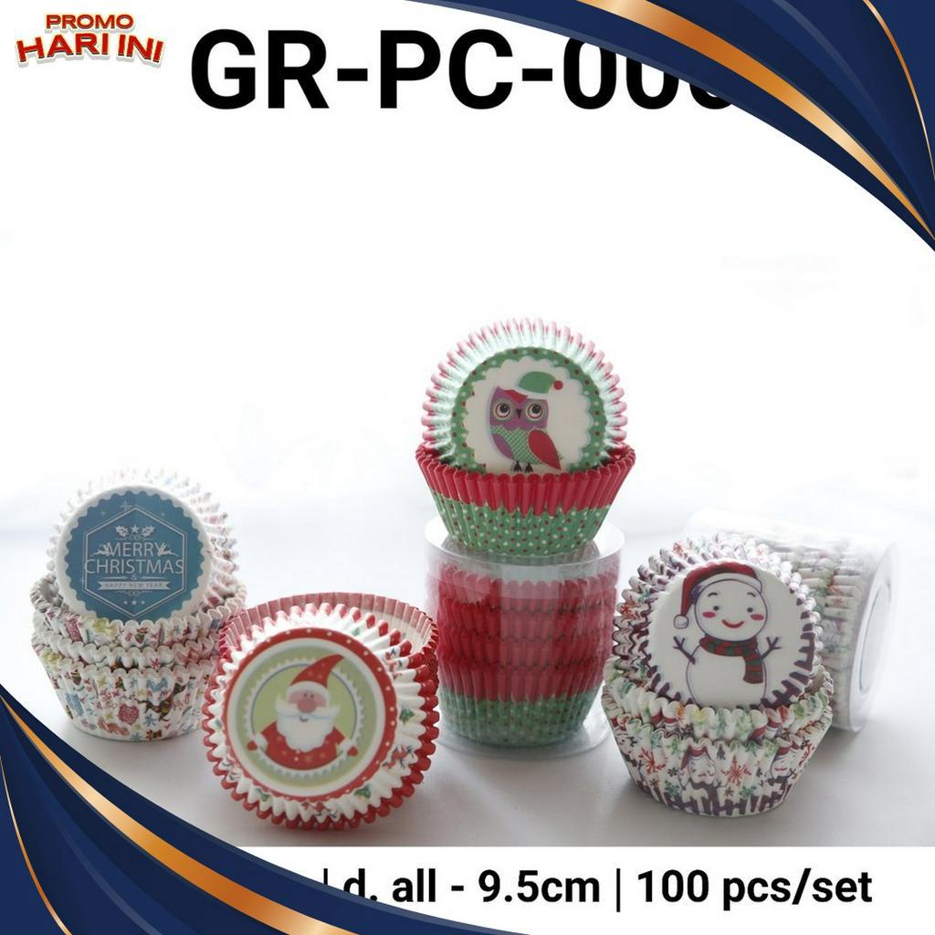

TERBARU GRPC1 Kertas cupcake muffin cup natal snowman owl sinterklas yamama baking