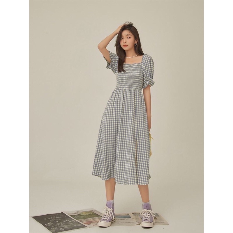 Hanzy Checker Elastic Dress