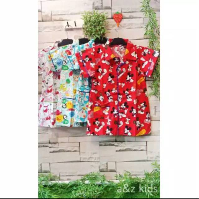 Daster piyama anak murah umur 1-5 tahun