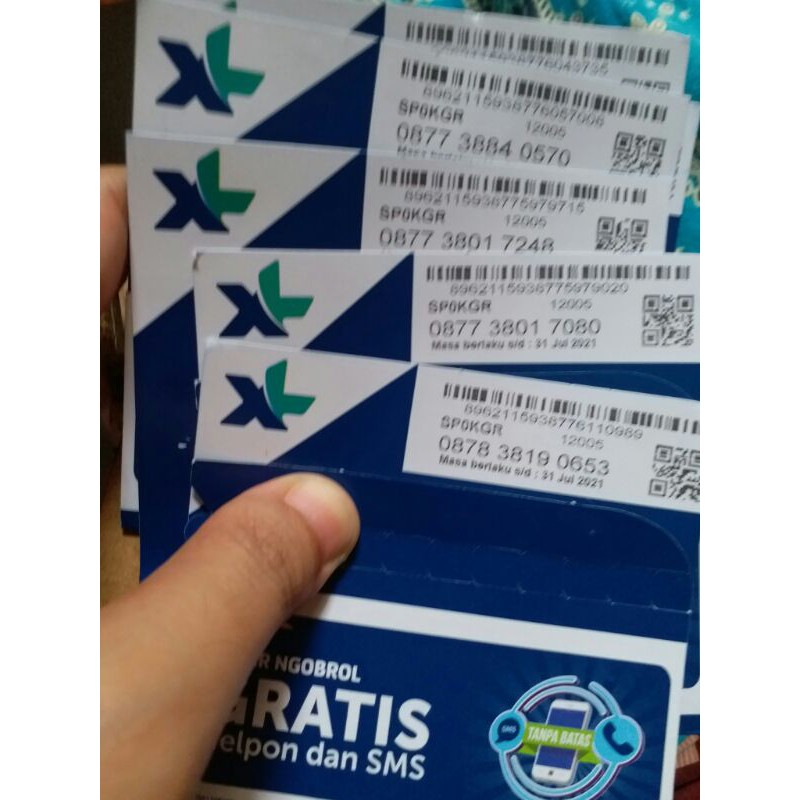 Kartu Perdana Registrasi XL Siap OTP
