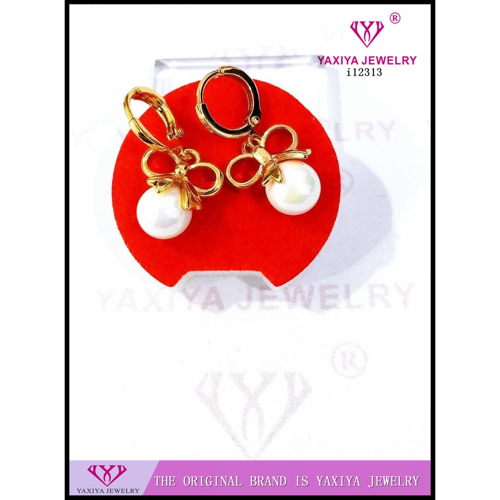 

Anting Mutiara perhiasan imitasi warna gold Yaxiya Jewelry i12313