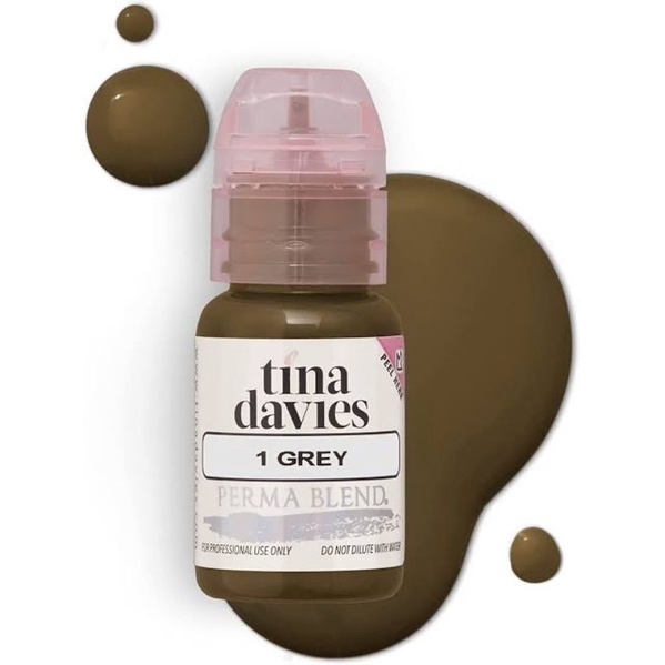 TINTA SULAM ALIS PERMABLEND TINA DAVIES - GREY ORIGINAL MADE IN USA 15ml