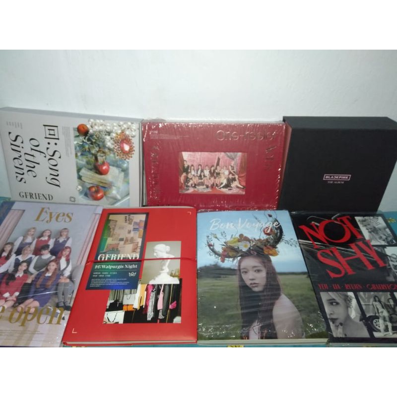 Album only usealed Twice/Gfriend/Izone/Blackpink/YooA