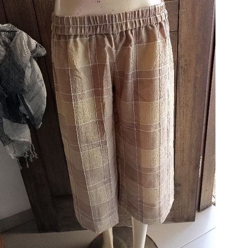 celana kulot 7/8 wanita hipster