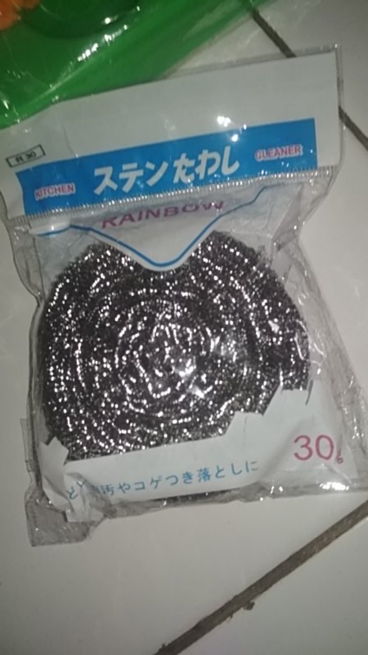 Sabut / Kawat Besi Stainles Cuci Panci / Kuali Stainles Anti Karat