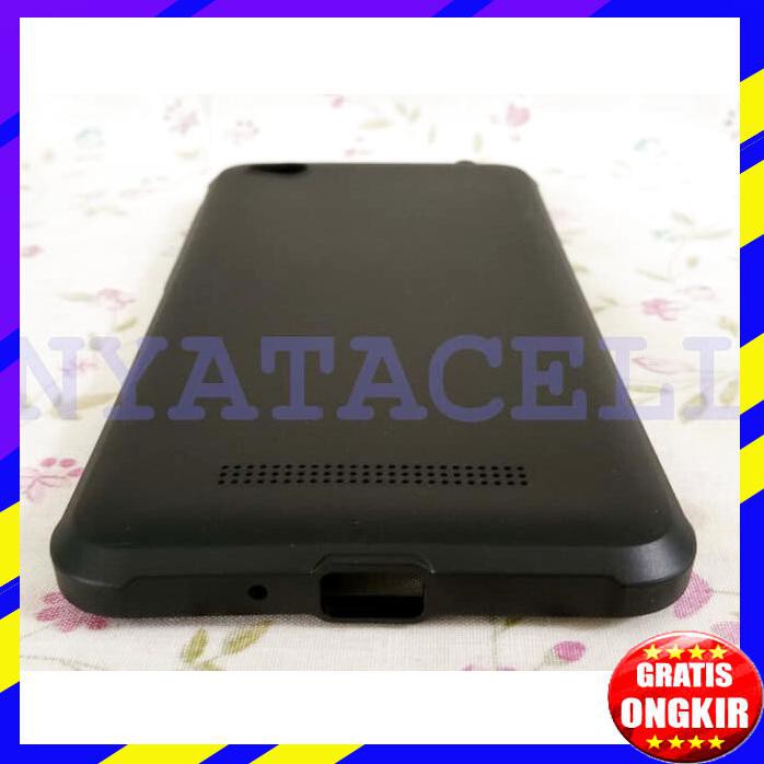 ACC HP CASE COCOSE ANTICRACK XIAOMI REDMI 4A SOFT BLACK POLOS SOFTCASE MATTE