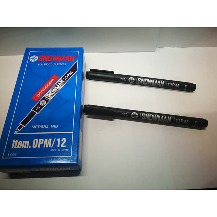 

Promo MURAH! SPIDOL PEN PERMANENT SNOWMAN OHP OPM / OPF - OPM Keren