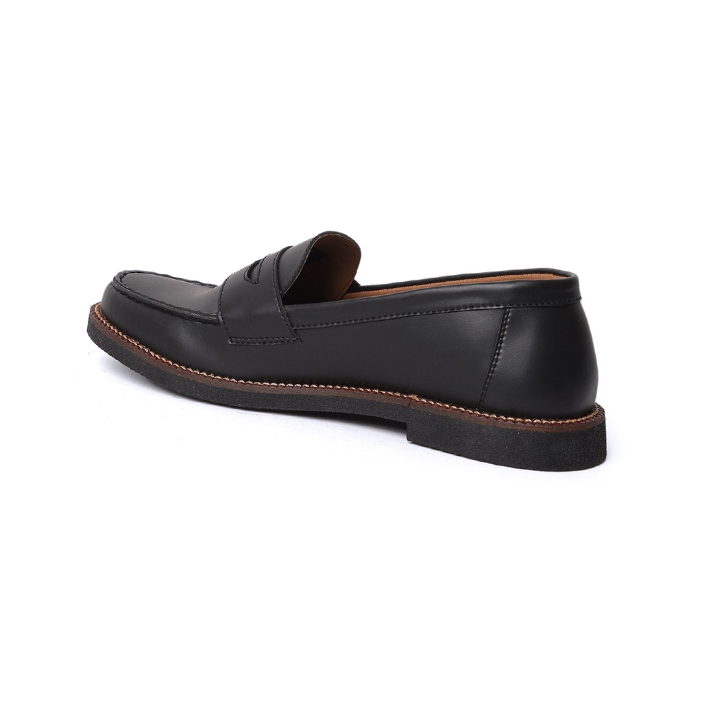 Sepatu Loafers Pria Casual Formal Kulit Original Loafer Slip On Pira Cowok Kasual Kerja Kuliah Kantor - Wirken Loafer