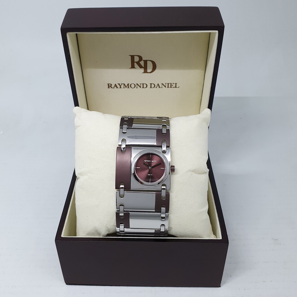 Raymond Daniel RD041 Silver Brown, Jam Tangan Wanita, Original