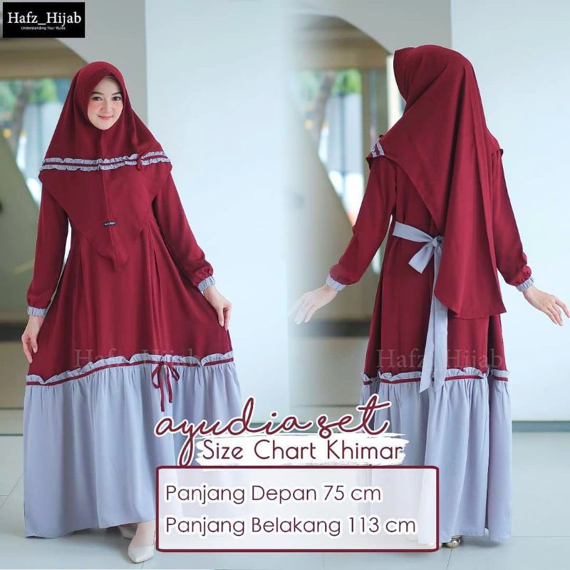 GAMIS SET HIJAB AYUDIA