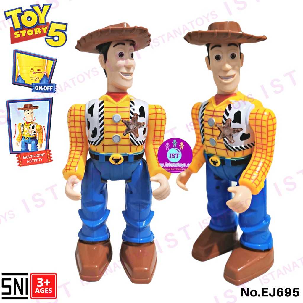 MWN Robot Sheriff Woody Baterai