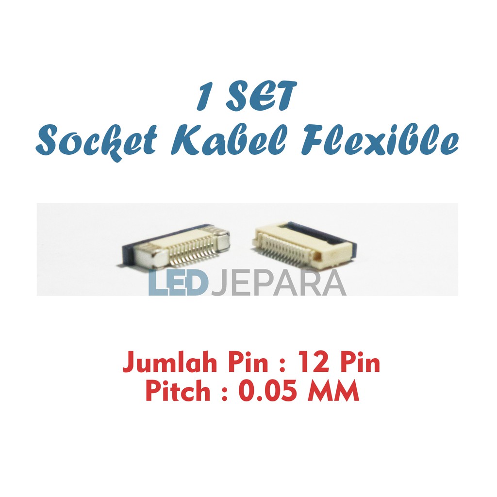 Socket Kabel Flexible Konektor Kabel Fleksibel Male dan Female  Laptop 4 6 Pin 8 Pin 12 Pin 30 Pin