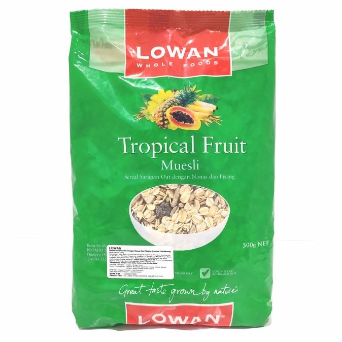 

Promo Awal tahun Lowan Tropical Fruit Natural Muesli 500 gr Promo Awal tahun