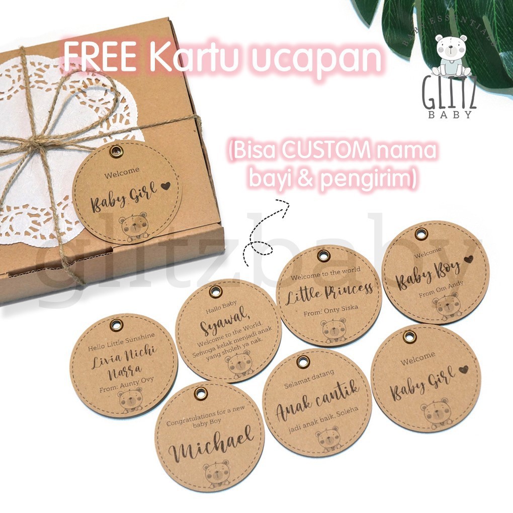 Gift Set Hampers Bayi Perempuan Kado Lahiran Newborn - Glitz Baby Glitzaksesoris-5