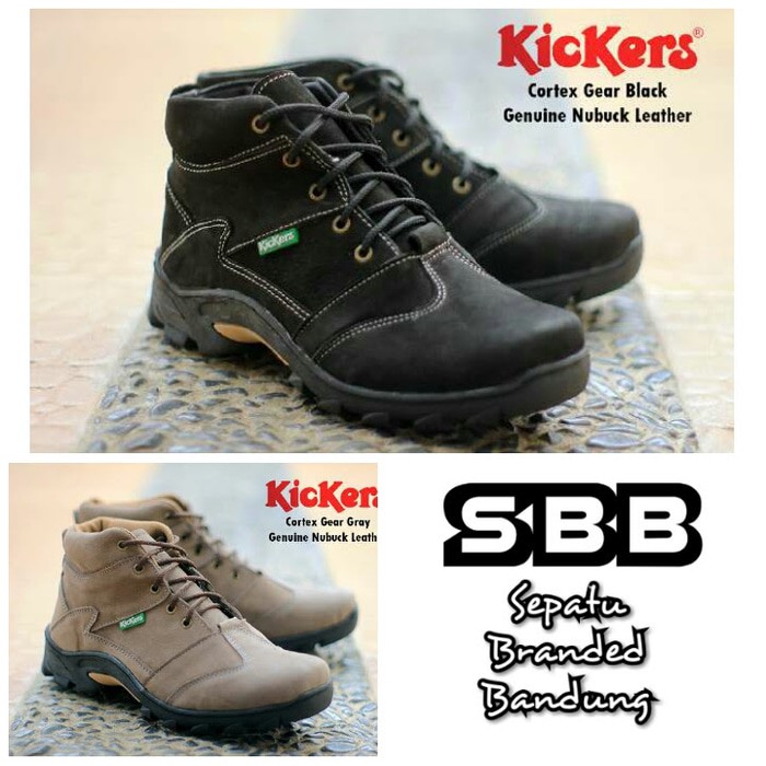 SEPATU PRIA KICKERS BOOTS SAFETY GUNUNG HIKING ADVENTURE OUTDOOR SPORT