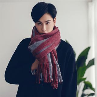 Syal Pria Musim Dingin Korea pria Syal Wol Mahasiswa Liar Syal Pria Musim Dingin Korea pria Syal Wol Mahasiswa Liar
