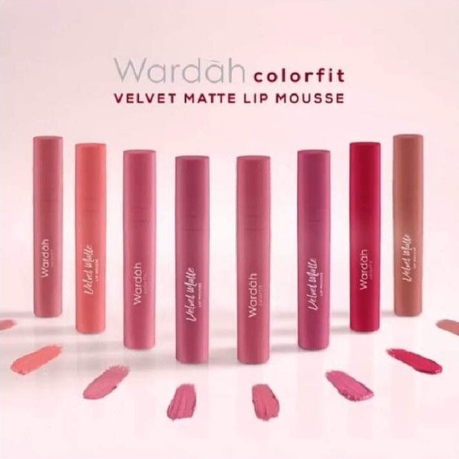 {100%ORI} WARDAH COLORFIT VELVET MATTE LIP MOUSSE
