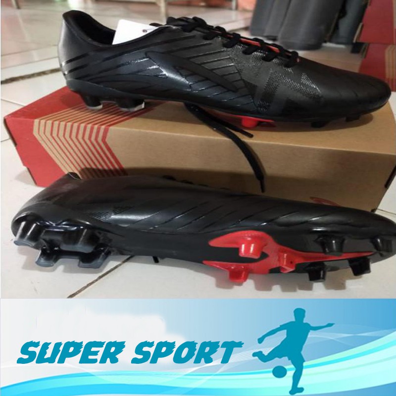 SEPATU BOLA Fg Sepatu Sepakbola  Specs Accelerator Slaz Pro SPECS SPYDER FG HITAM TERBARU BISA