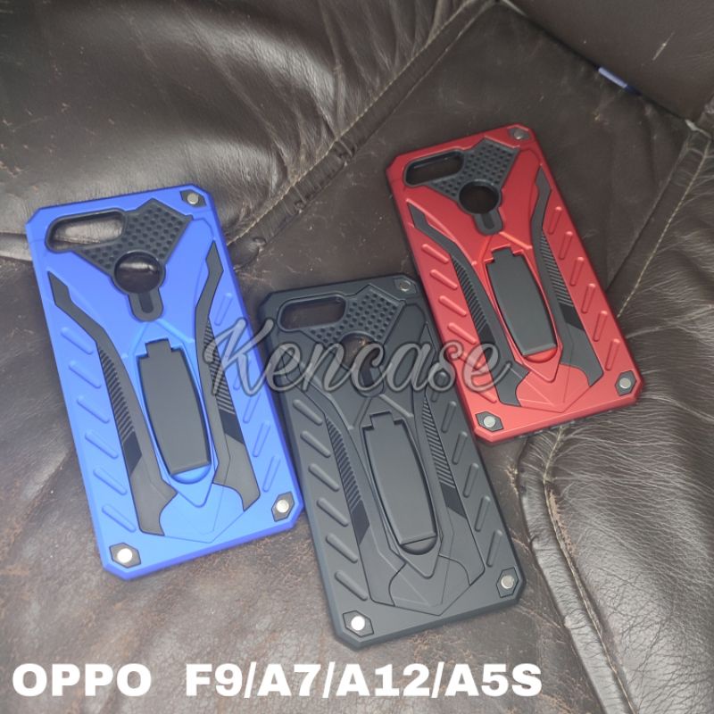Hard Case Oppo F9 A7 A12 A5S Casing Robot Transformer Phantom Armor