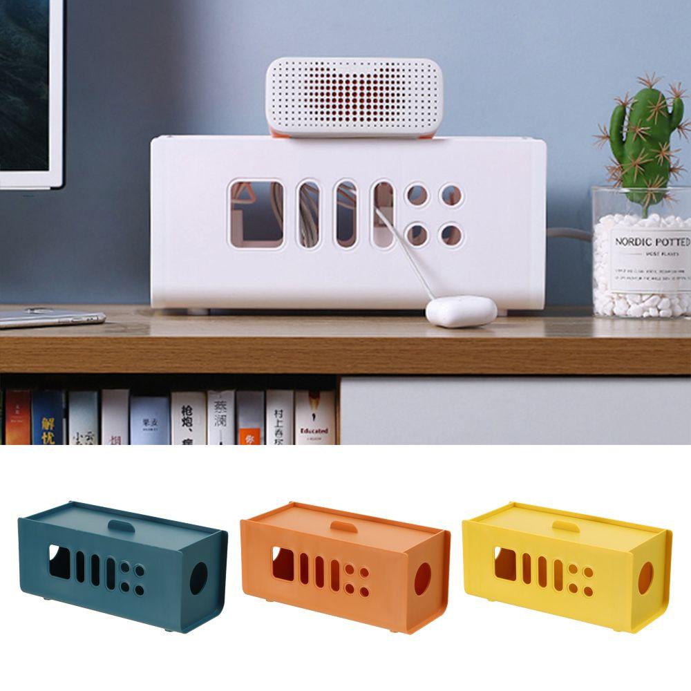 R-FLOWER Kotak Penyimpanan Kabel Multifungsi Safety Storage Line Management Socket Charger