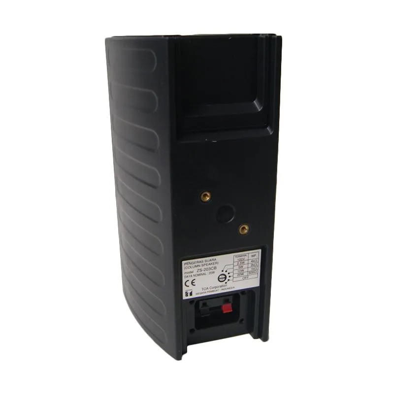 Column Speaker TOA ZS-203CB ZS 203 CB ZS 203CB 20 Watt 4 inch W Hitam Black Speker Jogja isi 2 Kolom