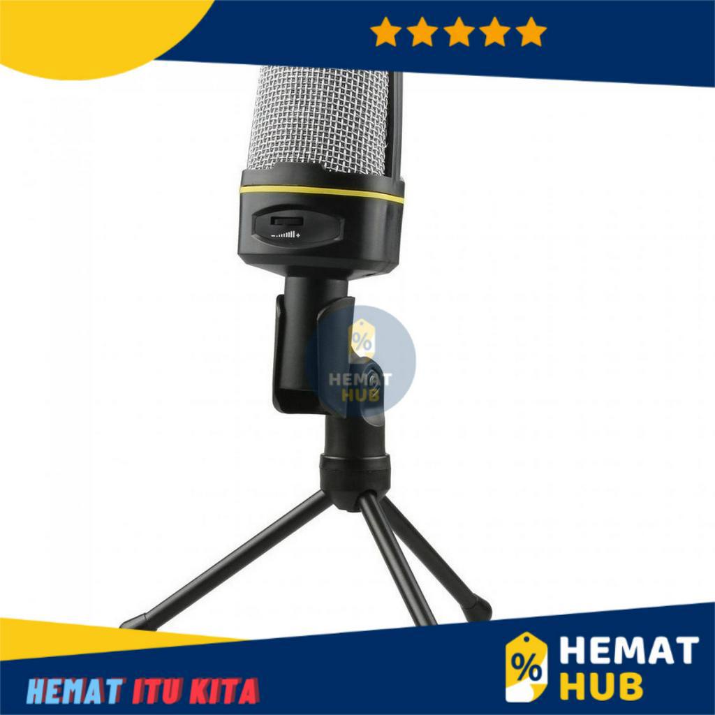 Mic Jack 3.5mm Cable 2m Mikrofon Kondenser Studio Stand Tripod Shockproof Mount Microphone