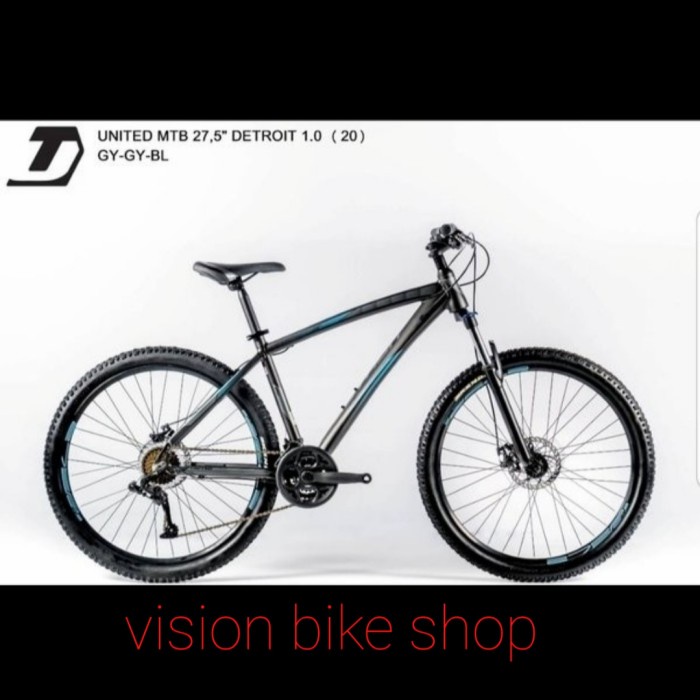 sepeda gunung / MTB 27.5" UNITED DETROIT 1.0 shimano 3x7speed