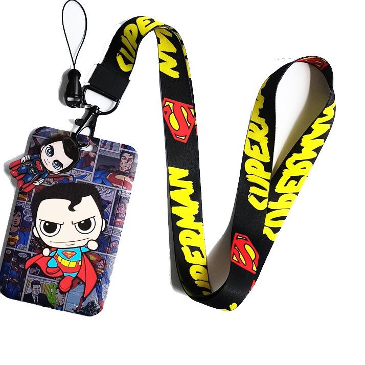 

MS090 Name Tag ID Card Holder /Gantungan Kartu Nama/ Tali ID Card Nama BATMAN SUPERMAN