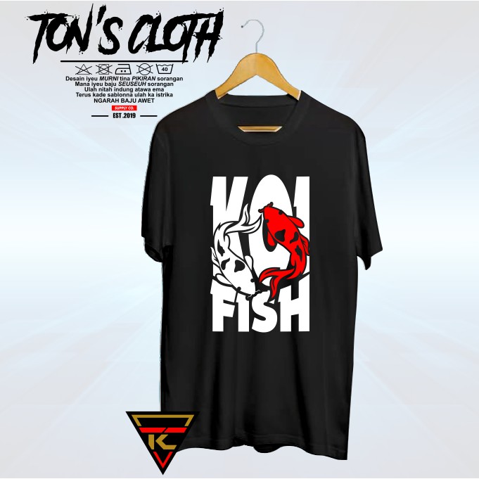 KAOS BAJU IKAN KOI LOGO TERLARIS -