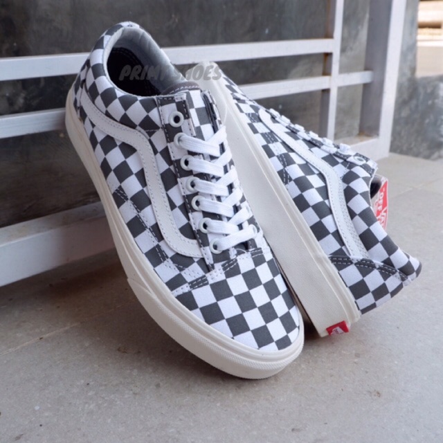 Vans Old Skool Pewter - Chekerboard (Grey)