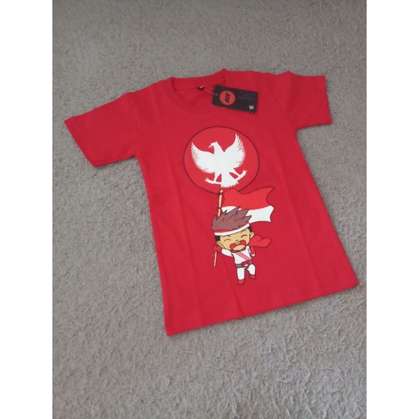 kaos 17 agustusan anak / kaos distro anak / nineteen