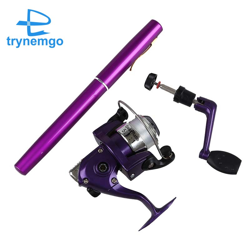purple fishing pole