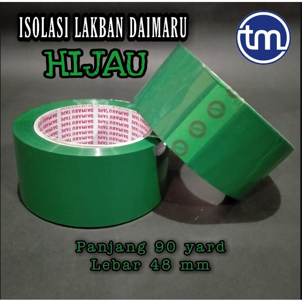 

LAKBAN DAIMARU WARNA HIJAU PLASTIK