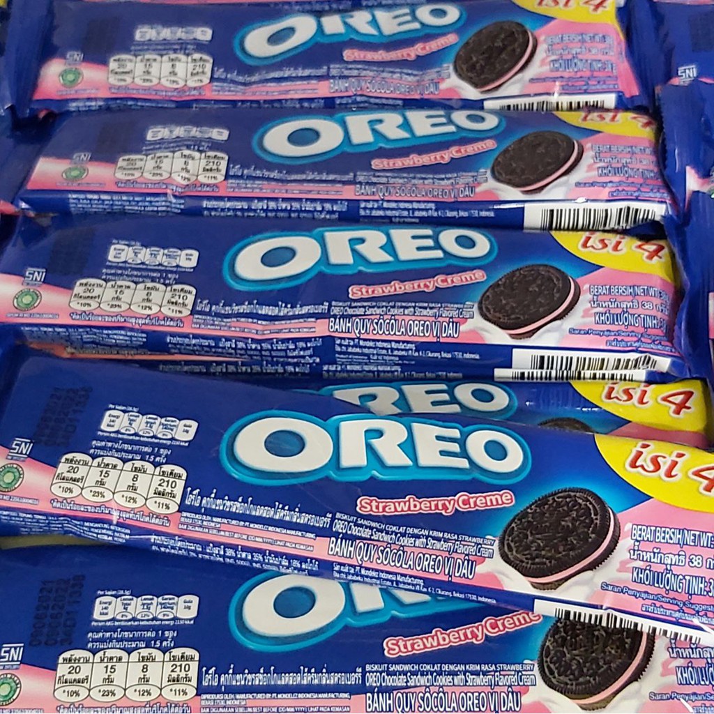 

OREO STRAWBERRY CREME ISI 4 - 38 GR