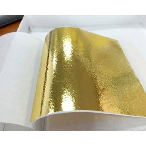 

BANTING HARGA Gold Leaf Foil Sheet - Lembaran Emas Edible isi 5 Lembar ready