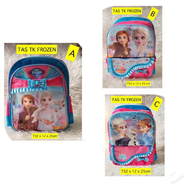 AS Tas Ransel Anak sekolah ukuran TK  Frozen