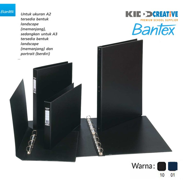 

BANTEX RING BINDER PORTRAIT A2 & A3