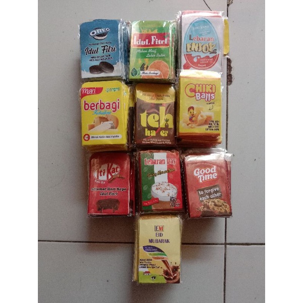 

Amplop Lebaran Motif Snack