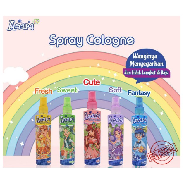 AMARA KIDS SPRAY COLOGNE - Parfum Anak Anak 100ml