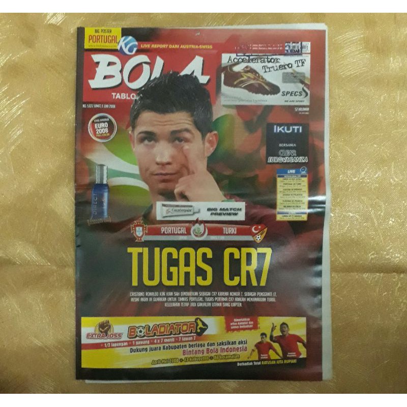 Majalah TABLOID BOLA 6 Juni 2008