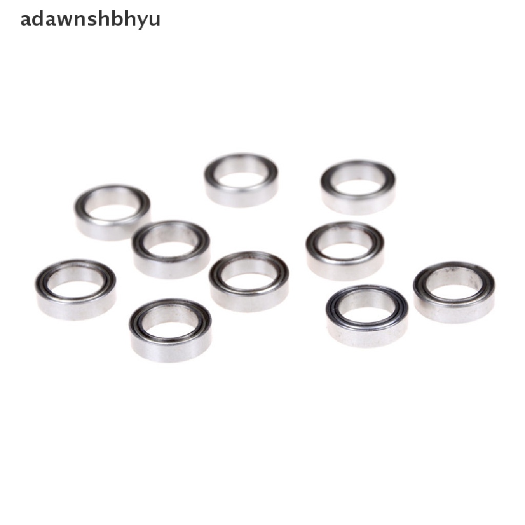 Adawnshbhyu 10pcs 6700ZZ 10x15x4mm Modle Sealed Metal Terlindung Ball Bearing