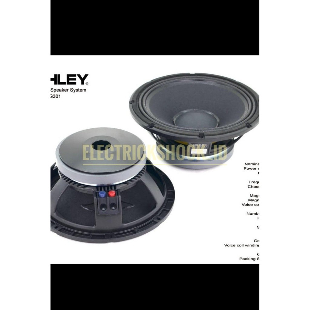 SPEAKER COMPONENT ASHLEY AL12G301 ORIGINAL 12 INCH AL 12G301 12 G301