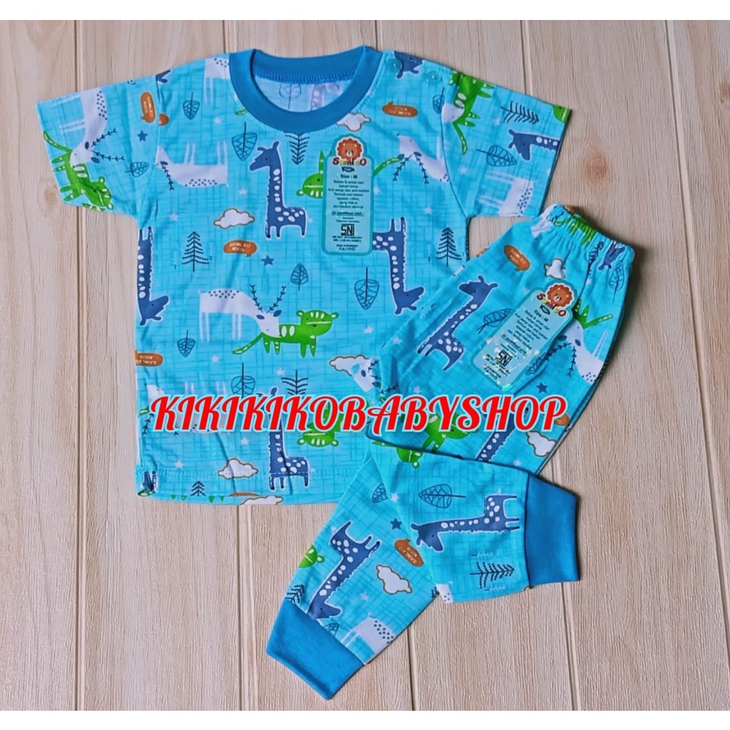 SAMLEO !!!!  1PC/3PC SETELAN BAYI SAMLEO PENDEK PANJANG  M L XL 0-24 BULAN WARNA MIX  PIYAMA BAYI SAMLEO CPR